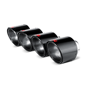 Akrapovic Tail pipe set (Carbon,dia 125 mm) Corvette Chevrolet Corvette ZO6/ZR1 (C6)