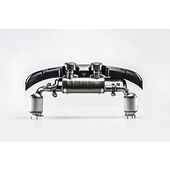 Akrapovic Rear Carbon Fibre Diffuser - High Gloss Porsche 911 Carrera / Cabriolet / Targa /S/4/4S/GTS (991.2)