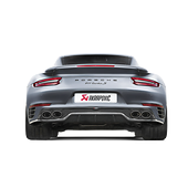 Akrapovic Rear Carbon Fibre Diffuser - High Gloss Porsche 911 Turbo / Turbo S (991.2)