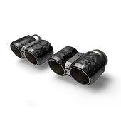 Akrapovic Tail Pipe Set (Chopped Carbon) BMW M3 (G80, G81) - OPF/GPF