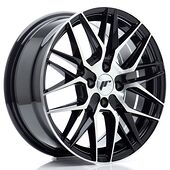 Japan Racing Wheels JR28 7x16 4x100 CB67.1 Gloss Black Machined Face