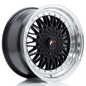 Japan Racing Wheels JR9 8.5x17 5x112/120 CB74.1 Gloss Black w/Machined Lip