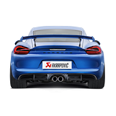 Akrapovic Sportavgassystem Slip-On Line (Titanium) Porsche Boxster Spyder (981)