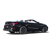 Akrapovic Rear Carbon Fibre Diffuser - High Gloss BMW M8 / M8 Competition Gran Coupé (F93) - OPF/GPF