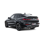 Akrapovic Rear Carbon Fibre Diffuser - High Gloss BMW X4 M / X4 M Competition (F98) - OPF/GPF