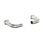 Akrapovic Link-Pipe Set w/o Cat (Titanium) Porsche 911 Turbo/Turbo S (991)