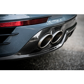 Akrapovic Rear Carbon Fibre Diffuser - High Gloss Porsche 911 Turbo / Turbo S (991.2)