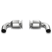 Akrapovic Link pipe set (100 cpsi cats, Titanium) Porsche 911 Turbo/Turbo S (997 FL)