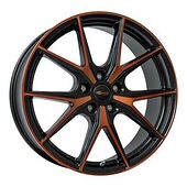 Brock Brock B40 Black Orange Matt 8x19 5/112 ET49 CB57,1