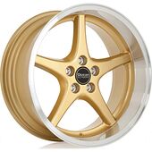 Ocean Wheels OCEAN WHEELS MK18 Gold Polish Lip 8,5x18 5/108 ET6 CB65,1