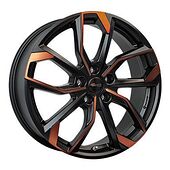 Rcdesign Rcdesign RC34 Black Orange Matt 7,5x19 5/112 ET50 CB57,1