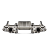 Akrapovic Link pipe set (Titanium) Porsche 718 Cayman GT4 / Spyder - OPF/GPF