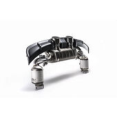 Akrapovic Link Pipe Set w Cat (SS) Porsche 911 Carrera / Cabriolet / Targa /S/4/4S/GTS (991.2)