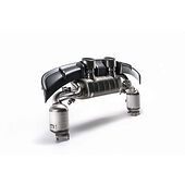 Akrapovic Link Pipe Set w Cat (SS) Porsche 911 Carrera Cabriolet /S/4/4S/GTS (991.2)