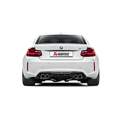 Akrapovic Rear Carbon Fiber Diffuser - High Gloss BMW M2 (F87)