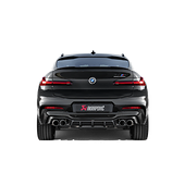 Akrapovic Rear Carbon Fiber Diffuser - High Gloss BMW X4 M / X4 M Competition (F98) - OPF/GPF