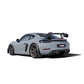 Akrapovic Rear Carbon Fiber Diffuser - High Gloss Porsche 718 Cayman GT4 RS