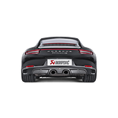 Akrapovic Rear Carbon Fiber Diffuser - Matte Porsche 911 Carrera / Cabriolet / Targa /S/4/4S/GTS (991.2)