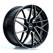 Bola FLR Gloss Black Polished Face 8.5x18 5x100