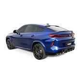 Akrapovic Sportavgassystem Slip-On Line (Titanium) BMW X6 M / X6 M Competition (F96) - OPF/GPF