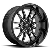 Fuel D761 CLASH GLOSS BLACK MILLED 10x20 8/180 ET-18 CB124,2 60°