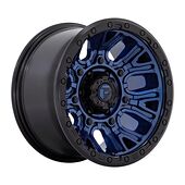 Fuel D827 TRACTION DARK BLUE W/ BLACK RING 10x20 6/139,7 ET-18 CB106,1 60°