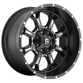 Fuel FC517 MATTE BLACK MILLED 9x18 8/180 ET20 CB125,1 60°