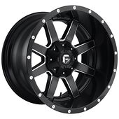 Fuel FC538 MATTE BLACK MILLED 10x22 8/180 ET-24 CB125,1 60°