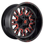 Fuel FC612 GLOSS BLACK RED TINTED CLEAR 9x18 5/114,3/127 ET1 CB78,1 60°