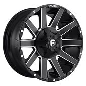 Fuel FC616 MATTE BLACK MILLED 9x20 8/180 ET20 CB124,2 60°