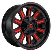 Fuel FC621 GLOSS BLACK RED TINTED CLEAR 9x18 6/135/139,7 ET-12 CB106,1 60°