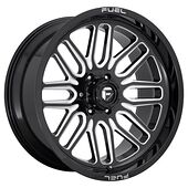 Fuel FC662 GLOSS BLACK MILLED 10x20 8/180 ET-18 CB124,2 60°