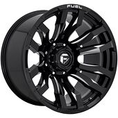 Fuel FC673 GLOSS BLACK MILLED 9x17 5/127 ET-12 CB71,5 60°