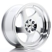 Japan Racing Wheels JR15 8x16 4x100/108 CB74.1 Machined Silver