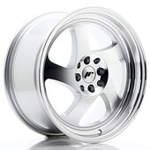 Japan Racing Wheels JR15 8x17 4x100/114.3 CB74.1 Machined Silver