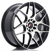 Japan Racing Wheels JR18 7.5x18 5x112/114.3 CB74.1 Black Machined