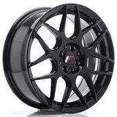 Japan Racing Wheels JR18 7x17 4x100/108 CB73.1 Glossy Black