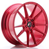 Japan Racing Wheels JR21 8.5x18 5x114.3 CB74.1 Platinum Red