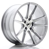 Japan Racing Wheels JR21 9.5x19 5x120 CB72.6 Silver Machined Face