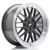 Japan Racing Wheels JR23 8.5x19 5x112 CB66.6 Hyper Gray w/Machined Lip