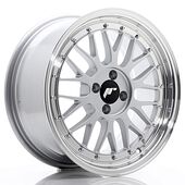 Japan Racing Wheels JR23 8x17 4x100 CB67.1 Hyper Silver w/Machined Lip