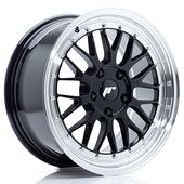 Japan Racing Wheels JR23 8x17 5x100 CB57.1 Gloss Black w/Machined Lip