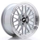 Japan Racing Wheels JR23 8x17 5x120 CB72.6 Hyper Silver w/Machined Lip