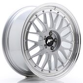 Japan Racing Wheels JR23 8x18 5x100 CB57.1 Hyper Silver w/Machined Lip