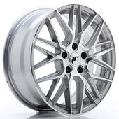 Japan Racing Wheels JR28 7x17 5x100 CB67.1 Silver Machined Face