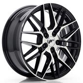 Japan Racing Wheels JR28 7x17 5x114.3 CB67.1 Gloss Black Machined Face