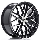 Japan Racing Wheels JR28 8.5x18 5x112 CB66.6 Gloss Black Machined Face