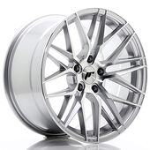 Japan Racing Wheels JR28 9.5x18 5x120 CB72.6 Silver Machined Face