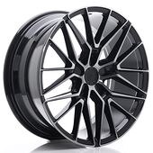 Japan Racing Wheels JR38 8.5x19 5x112 CB66.6 Black Brushed w/Tinted Face