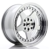 Japan Racing Wheels JR6 8x16 4x100/108 CB67.1 Silver Machined Face